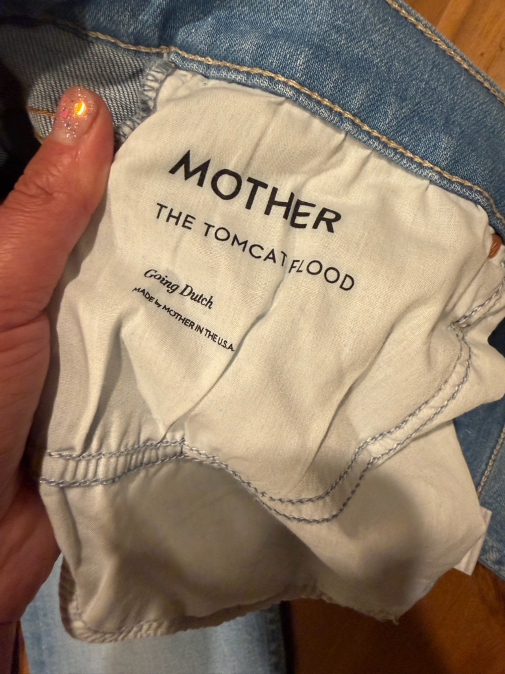 NWT Size 31 MOTHER The Tomcat Straight-Leg Jeans - Picture 10 of 10